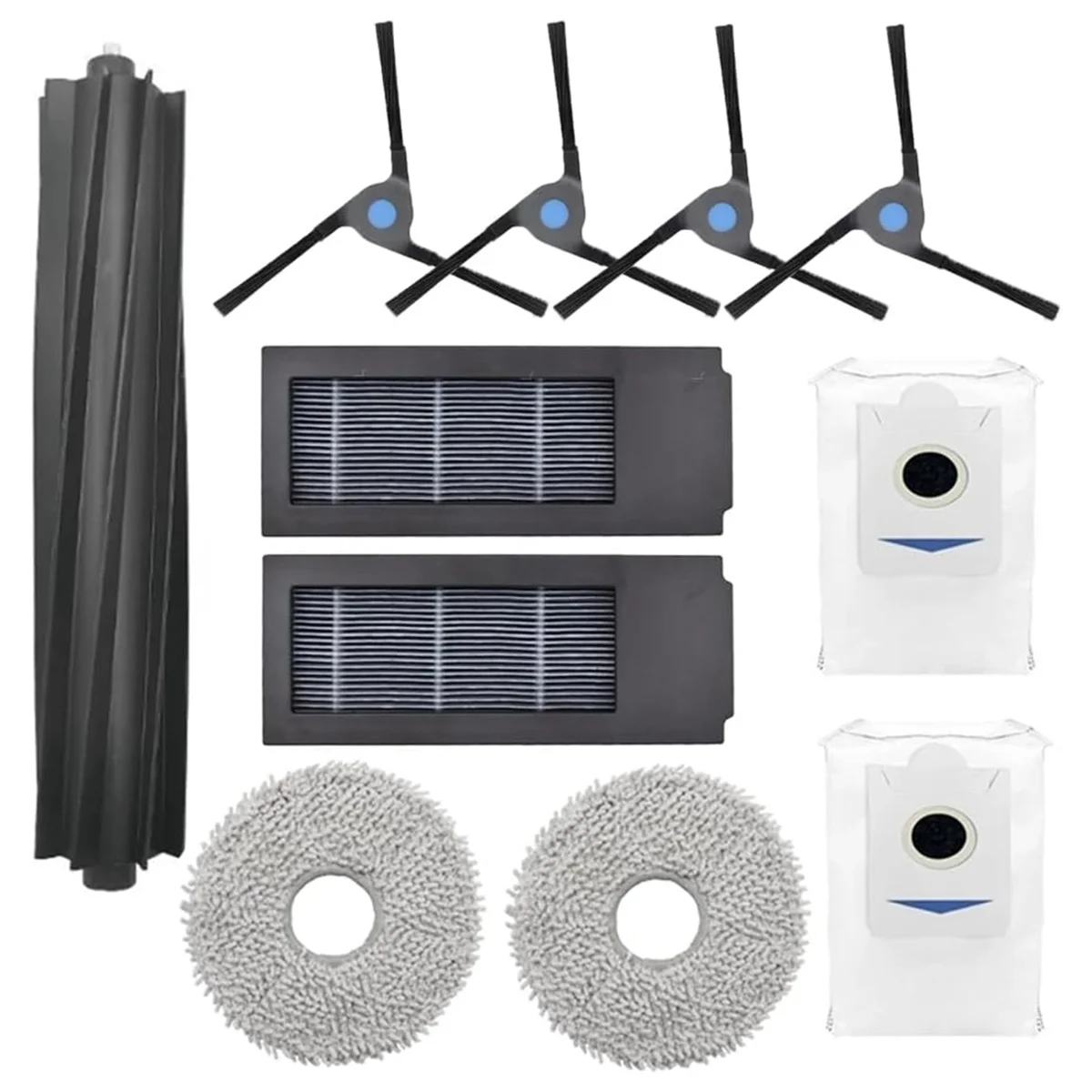 Набор сменных аксессуаров для пылесоса Deebot X2/X2 Pro/X2 Omni/DEX86 резиновая щетка