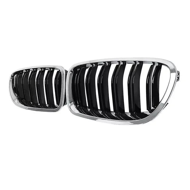 

Для BMW 5 серии F10 F11 M5 2010-2016 Стайлинг автомобиля, двойная линейная решетка, передний капот из АБС-пластика, гоночная решетка, черные автоаксессуары