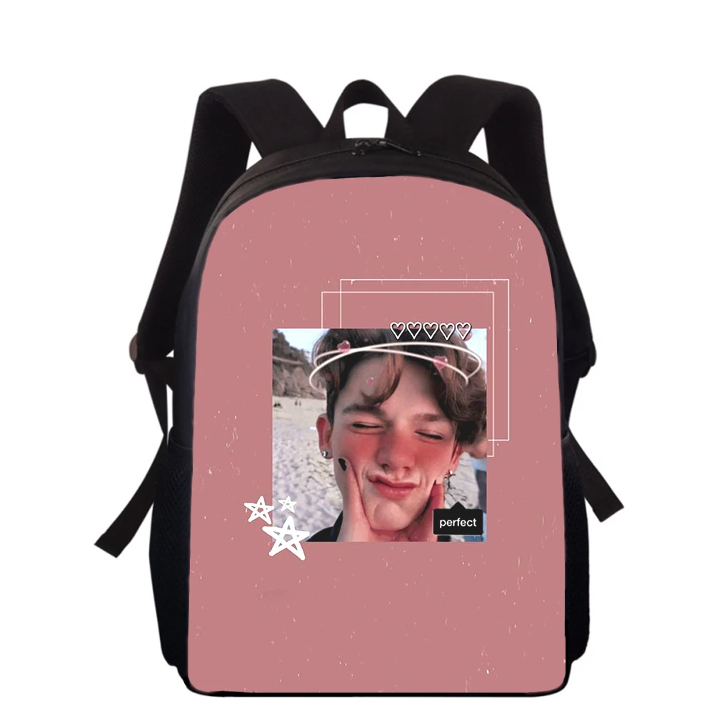 Payton Moormeier Merch 15” 3D Print Kids Backpack Primary School Bags for Boys Girls Back Pack Students School Book Bags