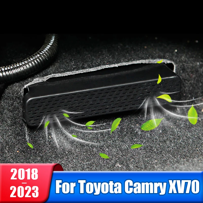 

Car Back Seat Under Ventilation Air Outlet Vent Cover For Toyota Camry 70 XV70 2018 2019 2020 2021 2022 2023 Hybrid Accessories