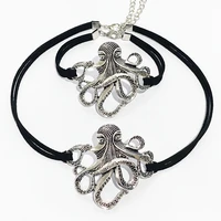new products hot selling fashion trend jewelry creative design ocean series octopus pendant necklace