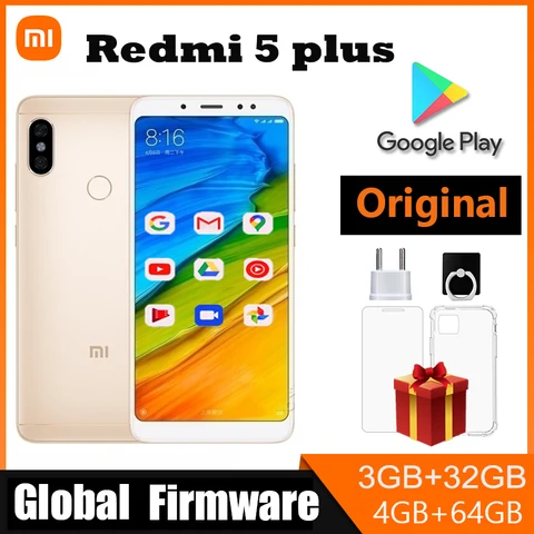 Смартфон XIAOMI Redmi 5, 3/32ГБ, 4/64ГБ, global, б/у