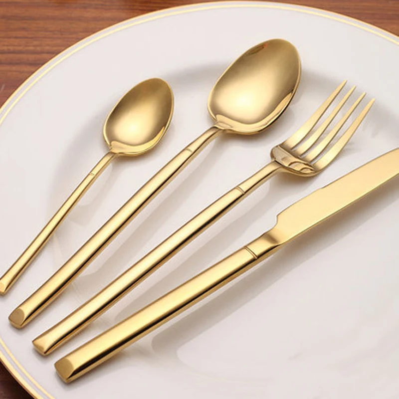 

Набор столовых приборов из нержавеющей стали и титанового сплава, 1/3/5 шт.