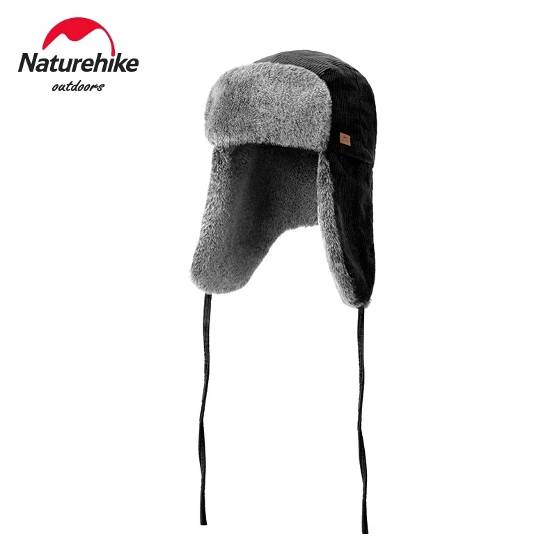 

Naturehike Winter Hats Warm Bomber Hat Corduroy Fur Earflap Snow Cap Unisex Thick Warm Bonnet Men's Winter Cap for Hiking skiing