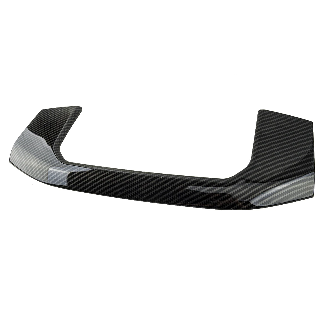 

Car Dashboard Center Console Storage Box Cover Trim Panel Frame Black Carbon Fiber Style ABS Fit for Dodge Ram 1500 2021-2018