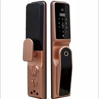 wifi face recognition fully automatic security electric digital door lock electronic smart fingerprint locks with camera