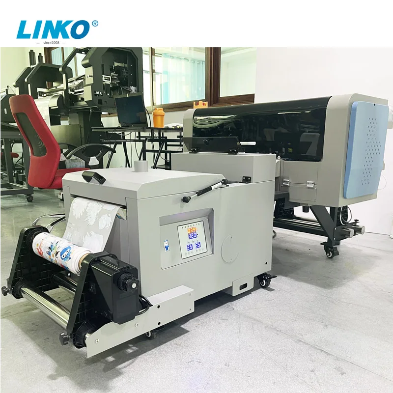 Продукты подлежащие продаже linko 6 цветов маленький A3 30 см DTF принтер XP600 I3200 печать
