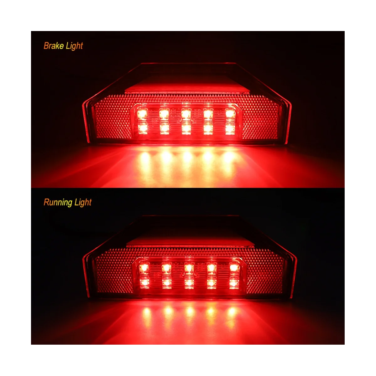 1 пара задний фонарь красного цвета для Polaris Ranger XP 570 900 General 1000 PRO с круглым тормозом