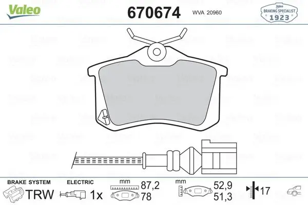 

Store code: 670674 for rear brake pad FABIA 1,4I 16V v1.4i