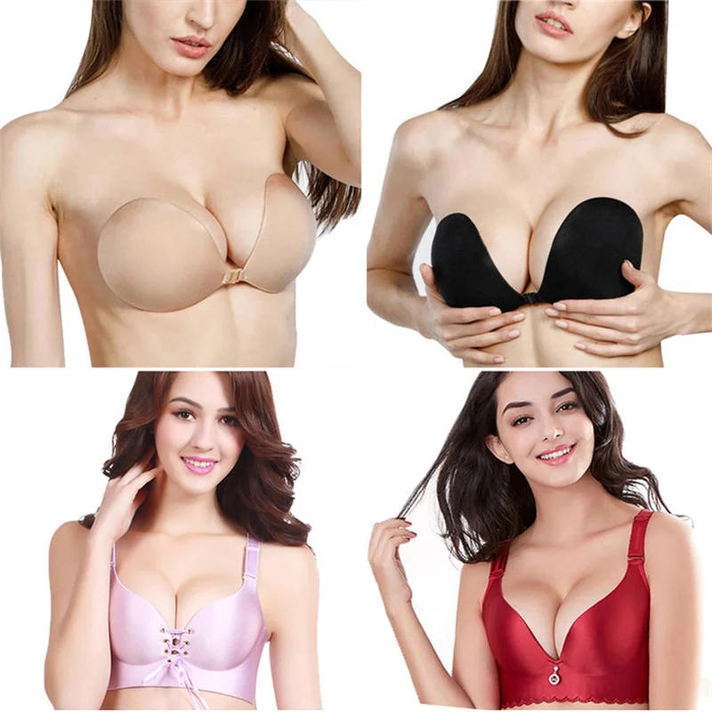 

Push Up Bra Seamless Bras Top 2022 Summer Sexy Women's Underwear A B C Cup and Lingerie Lace-Up Size 34 36 38 Brassiere