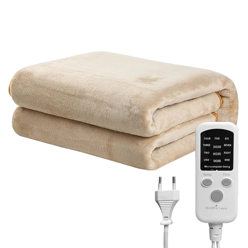 1.8X1.2M Electric Heated Blanket  Thicker Heating Blanket For Winter Warmer 220V EU Plug B