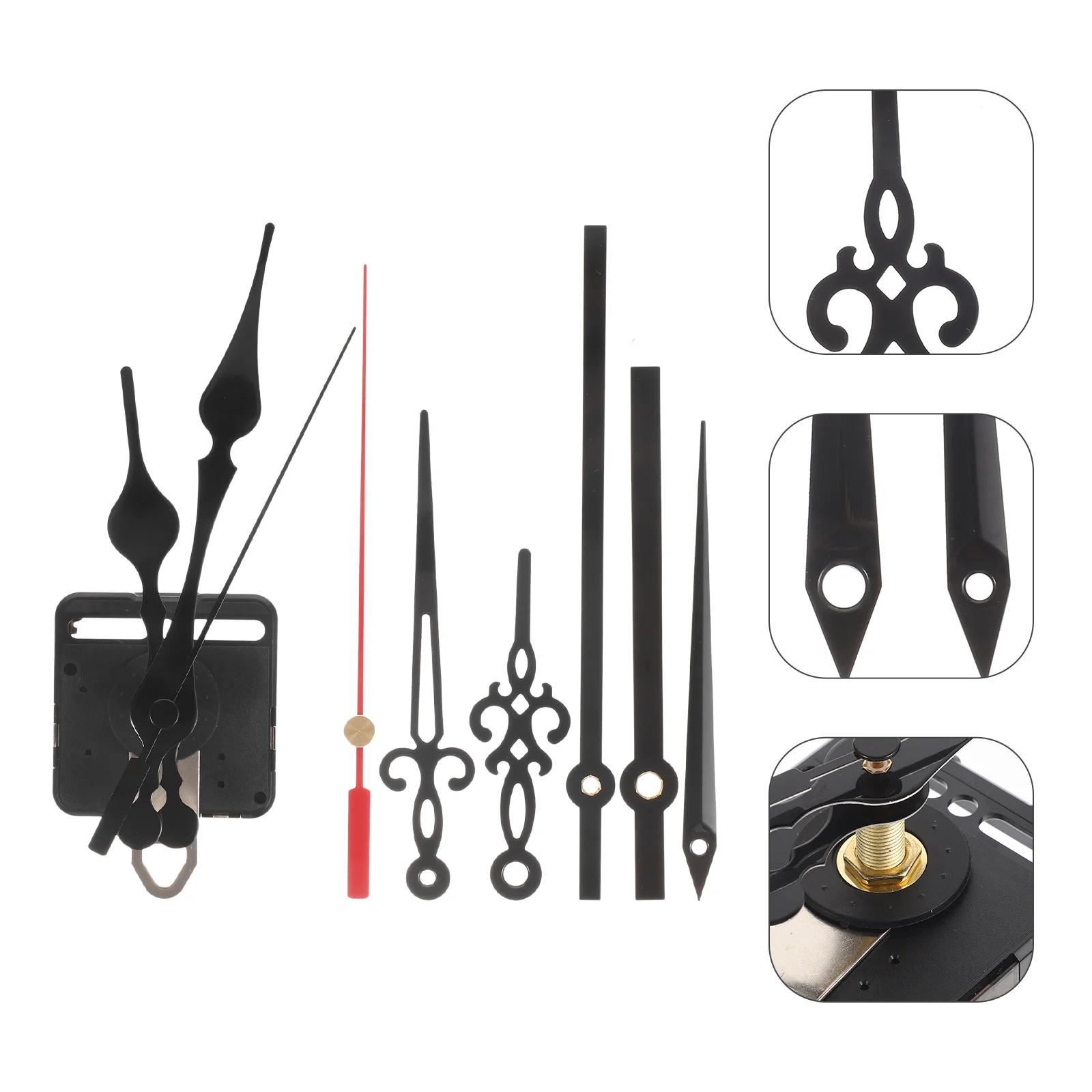 

1 Set of Cross-stitch Clock Parts Clock Parts Household Clock Mechanism Clock Supplies