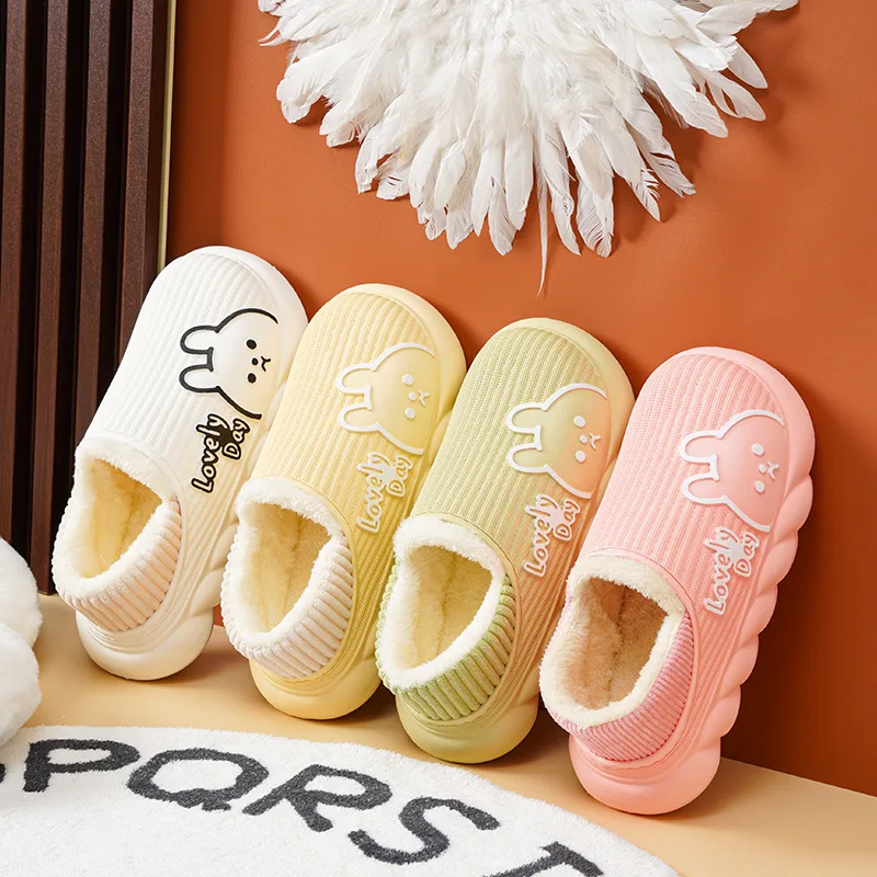 

Новинка 2022, зимние хлопковые тапочки, женская сумка на высоком каблуке, красивые водонепроницаемые Нескользящие мягкие удобные домашние хл...