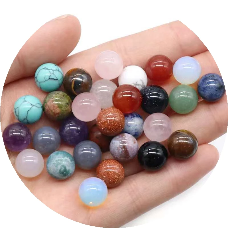 7 Чакра Йога Хрустальная Сфера коллекция лечебный полированный каменный шар