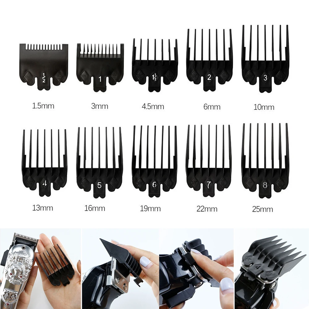 Guards Attachment Hair Beard Trimmers Blade Barber Tools