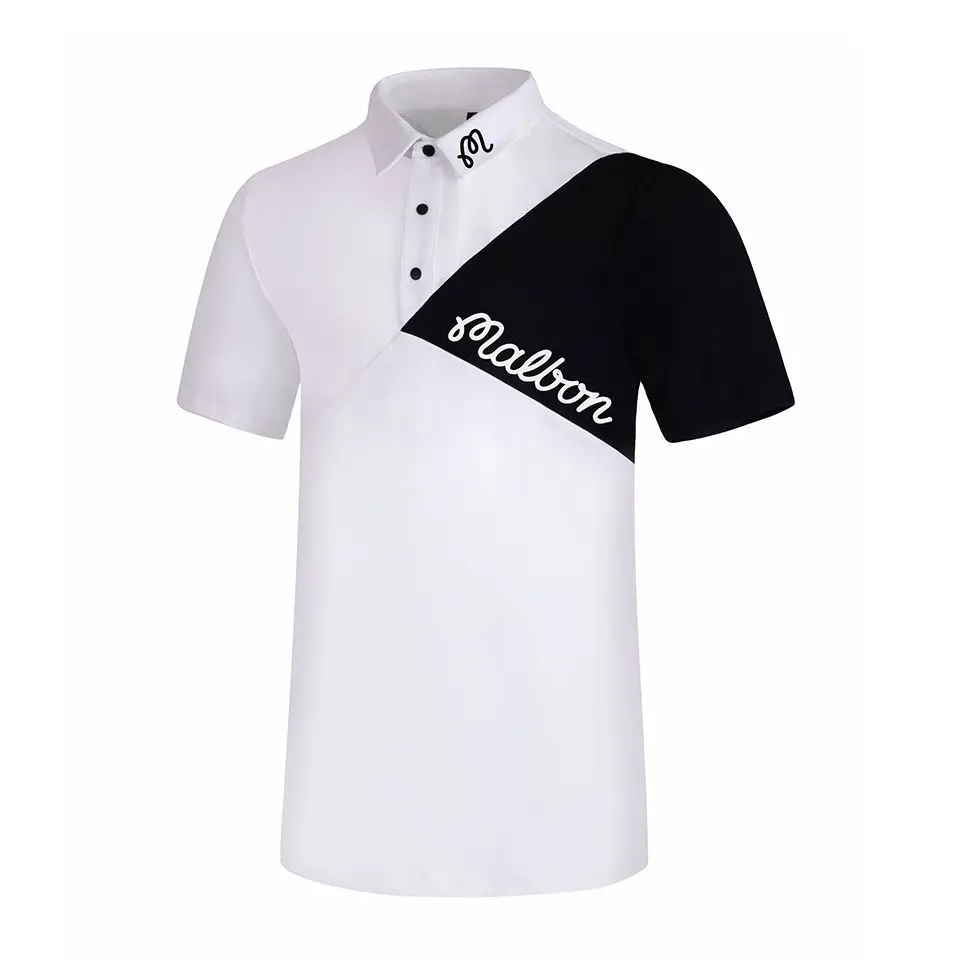 Summer 2023 New Golf Shirts Men's Short-sleeved T-shirt Golf Clothing Outdoor Sports Breathable Loose Sweat-wicking Polo Shirt