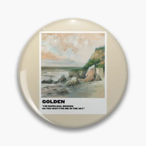 

Золотая заколка Polaroid на заказ с мягкой кнопкой, забавный женский подарок, одежда, креативная заколка на лацкан, украшение для шляпы, модный з...