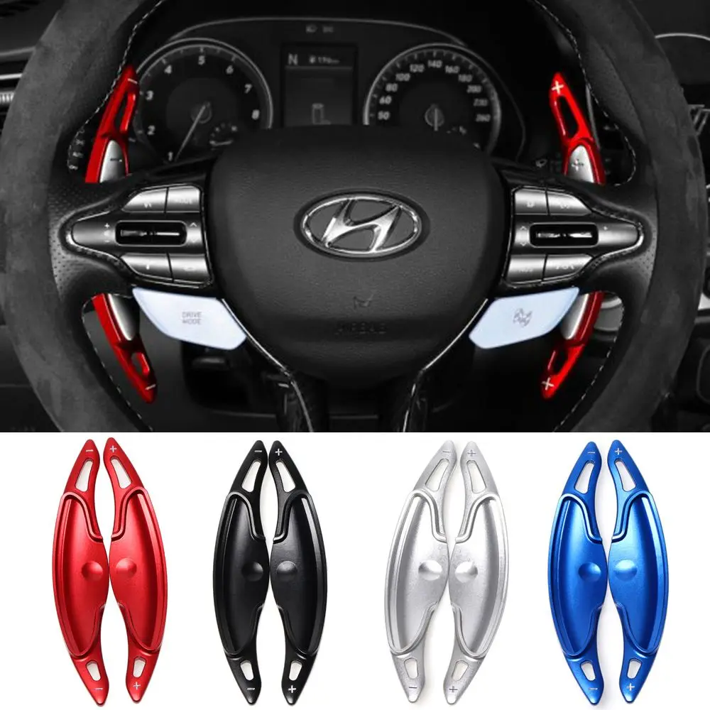 

For Hyundai I30 Wagon N Line Veloster KONA N Elantra Avante GT N-line CN7 Car Steering Wheel Shifter Paddle DSG Extender Sticker