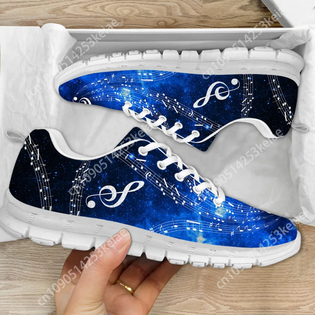 Женские туфли на плоской подошве с музыкальной нотой Galaxy удобная