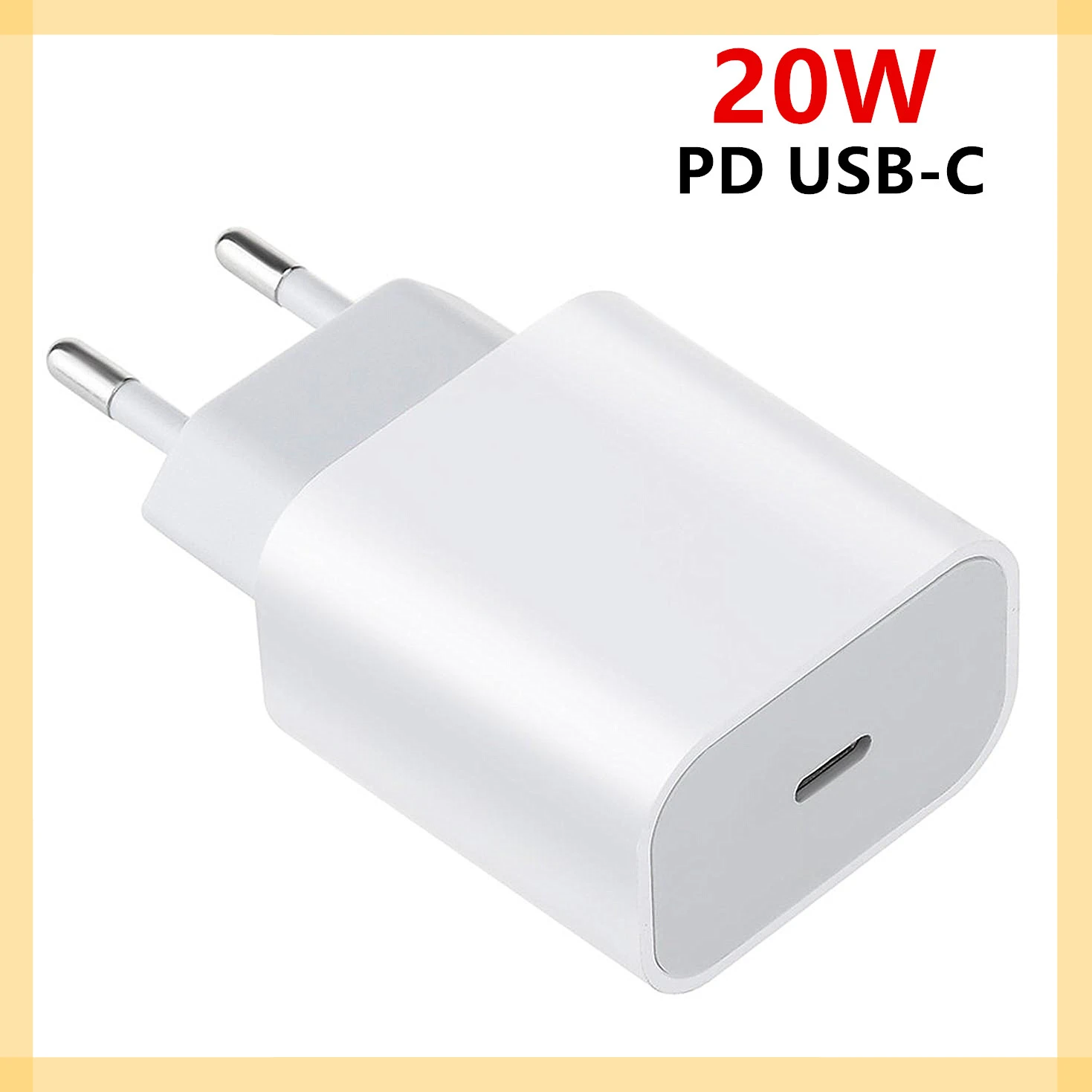 

2023New 20W Pd Usb C Charger For apple Iphone 12 Pro Max 12 mini 11 Fast Charger Type C For Xiaomi mi 11 Quick Charging adapter