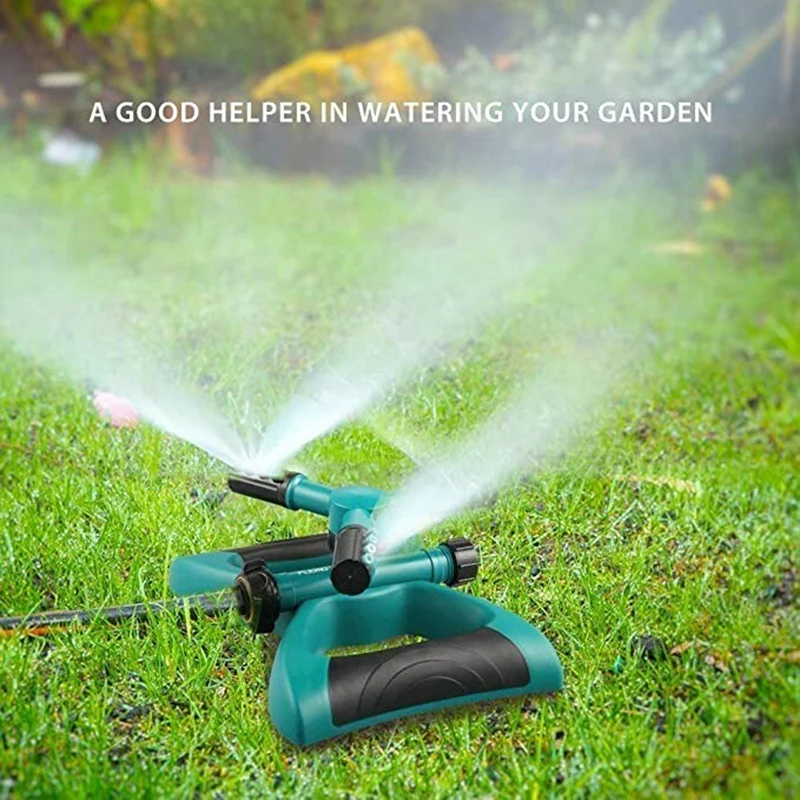 

Garden Lawn Sprinkler Automatic 360 Degree Rotating Watering Device With 12 Spray Nozzles For Yard Garden Angle Adjustable