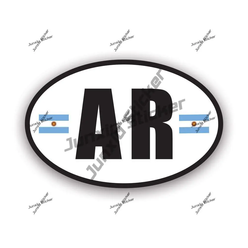 Аргентина овальная наклейка аргентинский деревенский код Ar УФ-защита для