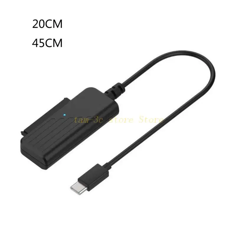 

D0UA to USB C Converter 2.5Inch SSD HDD Hard Drive Adapter 5Gbps Data Transfer Type C to Adapter for Laptop