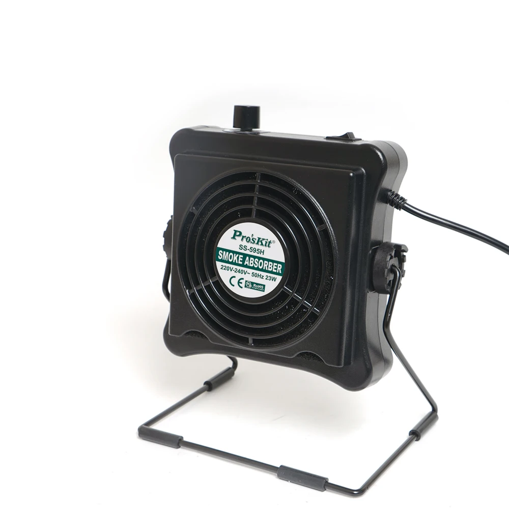 Pro'skit SS-595H Паяльник сварочный дымометр стол ремонт припоя измеритель дыма