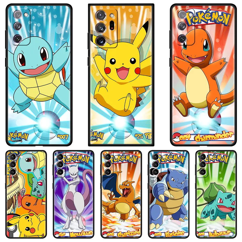 

Силиконовый чехол для Samsung Galaxy S20 FE S21 Plus S22 Ultra S10 Lite S9 S8 S10e S7 Edge, мягкий ТПУ чехол для телефона, чехол с покемоном, монстром