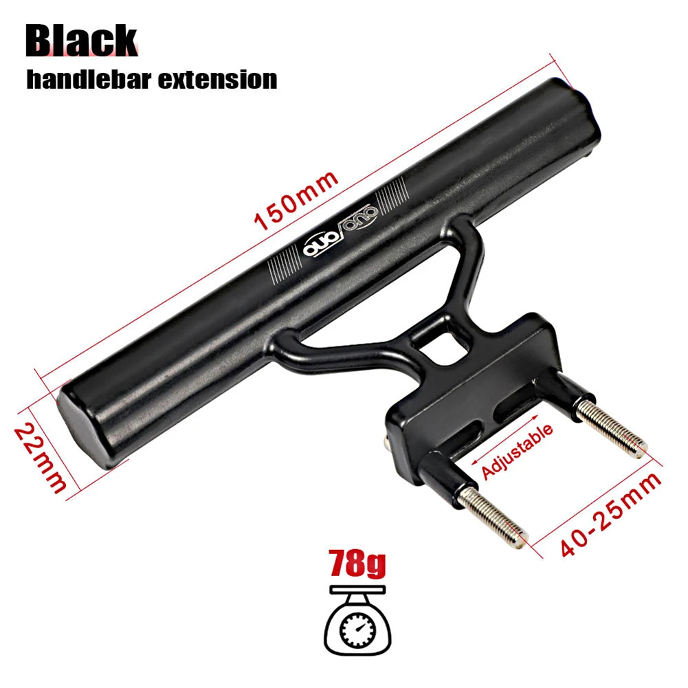 

Bike Bar Extension Handlebar Extender 150mm Aluminum Alloy High Quality Multi-Position Bar New For Mountain Bike