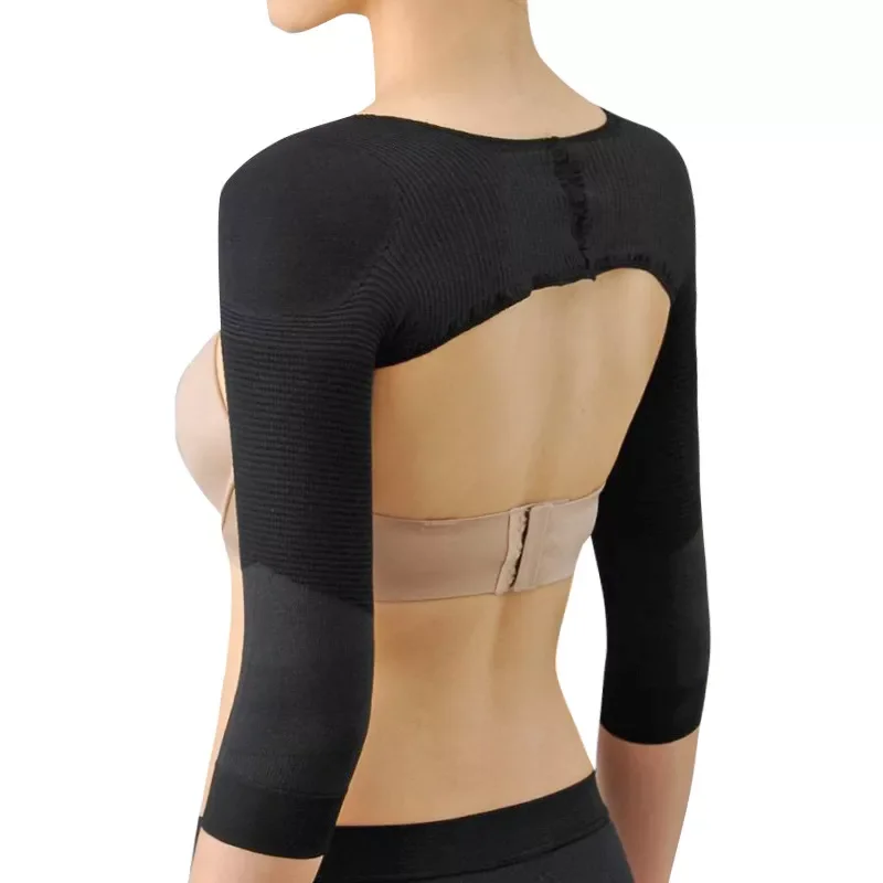 

Correction Posture Prevent Hunchback Women Bodybuilding Underwear Long Sleeve Arm Cover Shaping Butterfly Sleeve Shoulder Guard