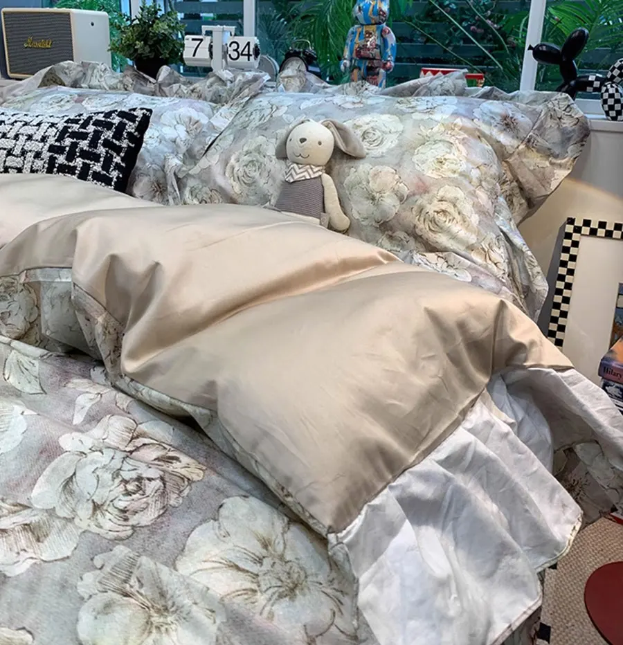 Постельное белье Fairyfair с оборками винтажный комплект постельного белья