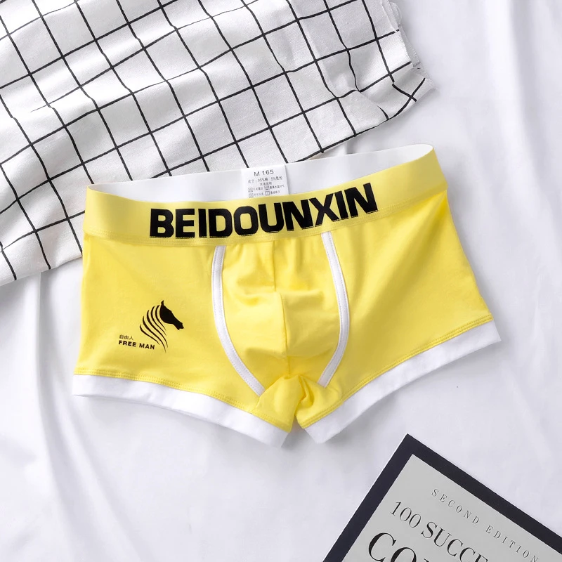 Boxers Men Set Men's Panties Soft Men Underpants Set Breathable Cozy Men's Shorts Cotton Underwear Men Loose Elastic Boxer