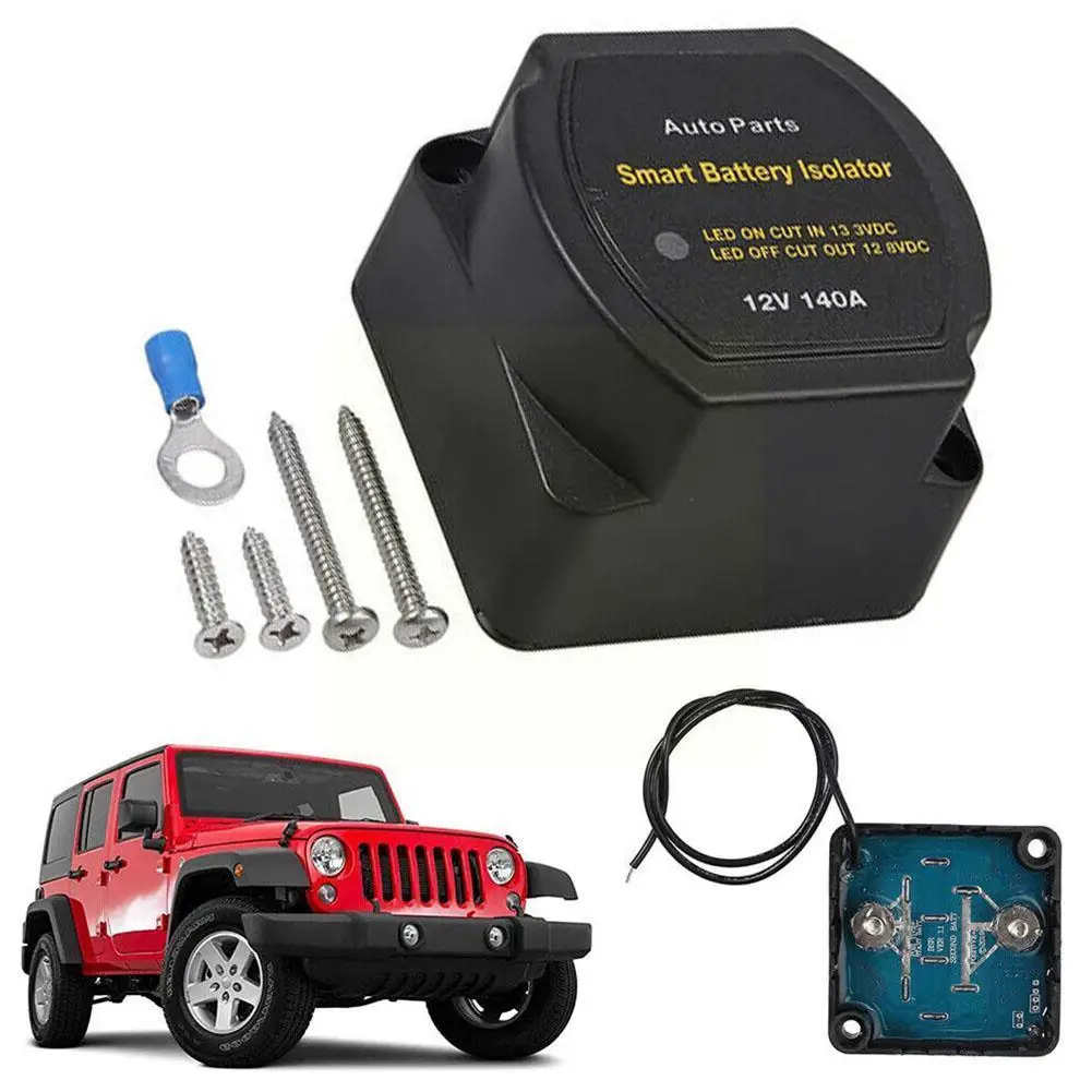 

Реле напряжения 12 В, а, чувствительное реле, двойной Интеллектуальный изолятор батареи, защита VSR разделение зарядки для автомобиля, RV, лодки...