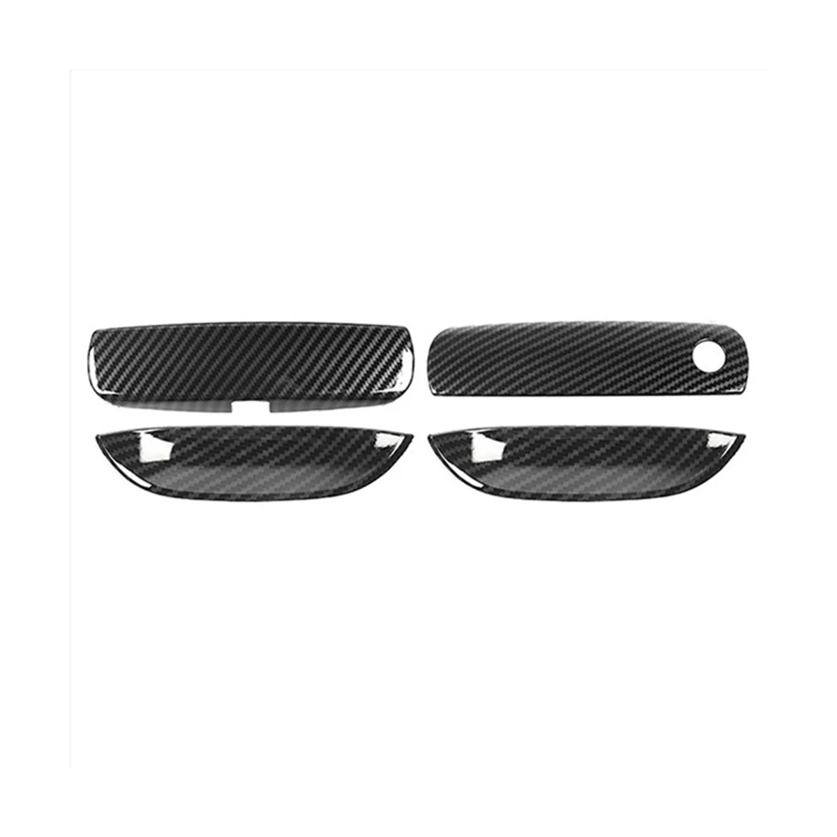 

For 2015-2020 Carbon Fiber Car Side Door Handle Bowl Protector Cover Trim