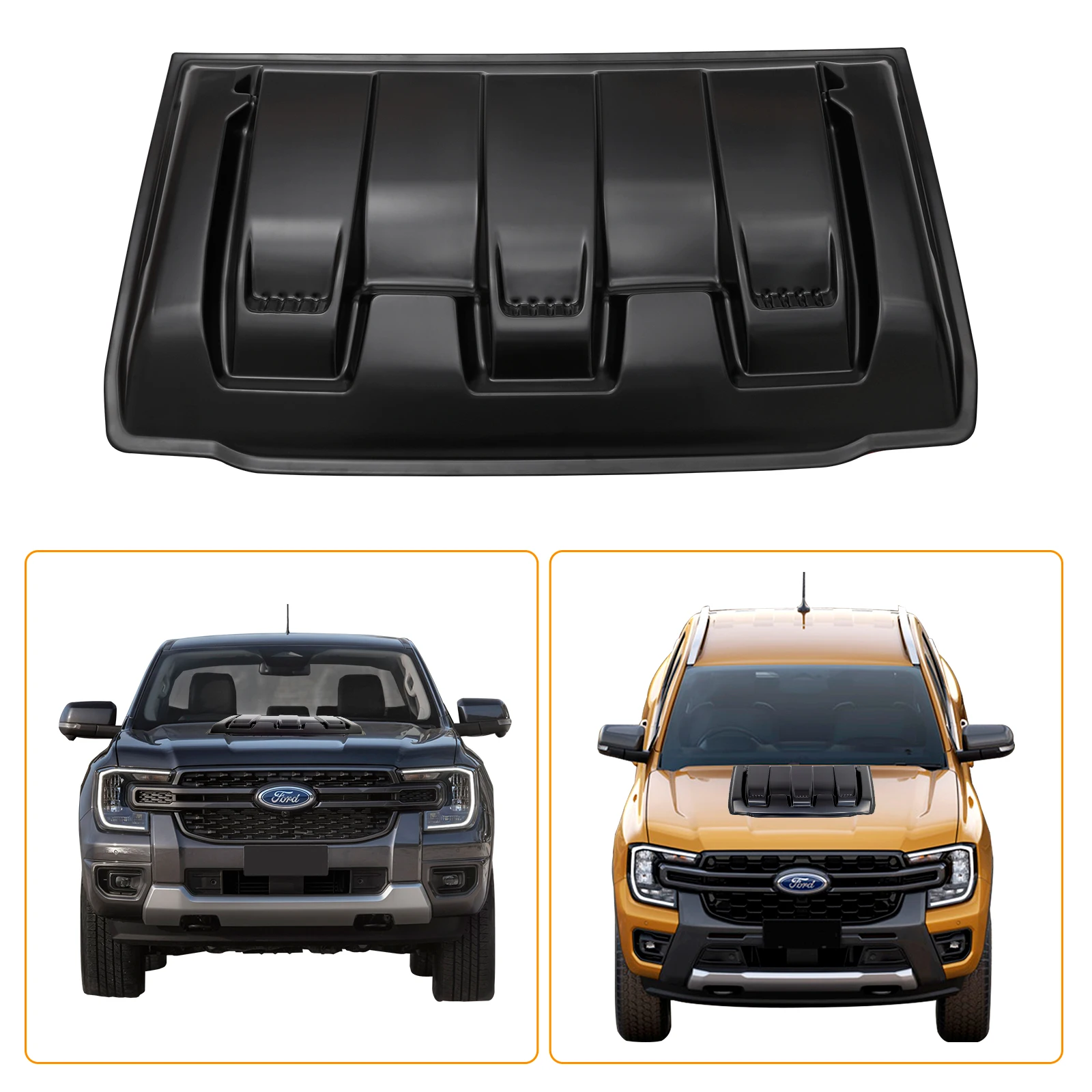 Крышка капота защита для Ford Ranger T9 2023 2024 аксессуары Wildtrak Sport XLT XLS XL Everest