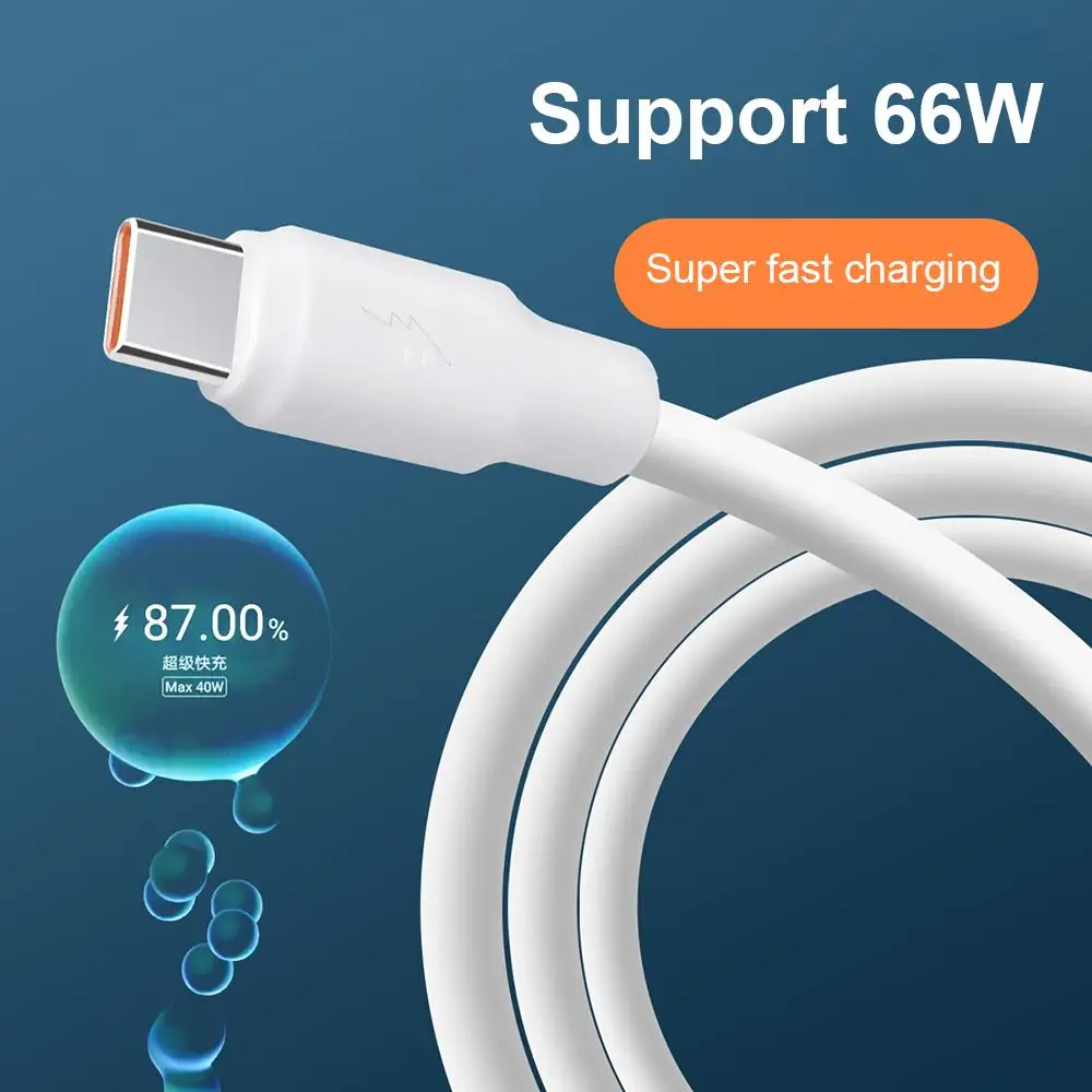 

Кабель USB Type-C, 120 Вт, 6 А, для быстрой зарядки