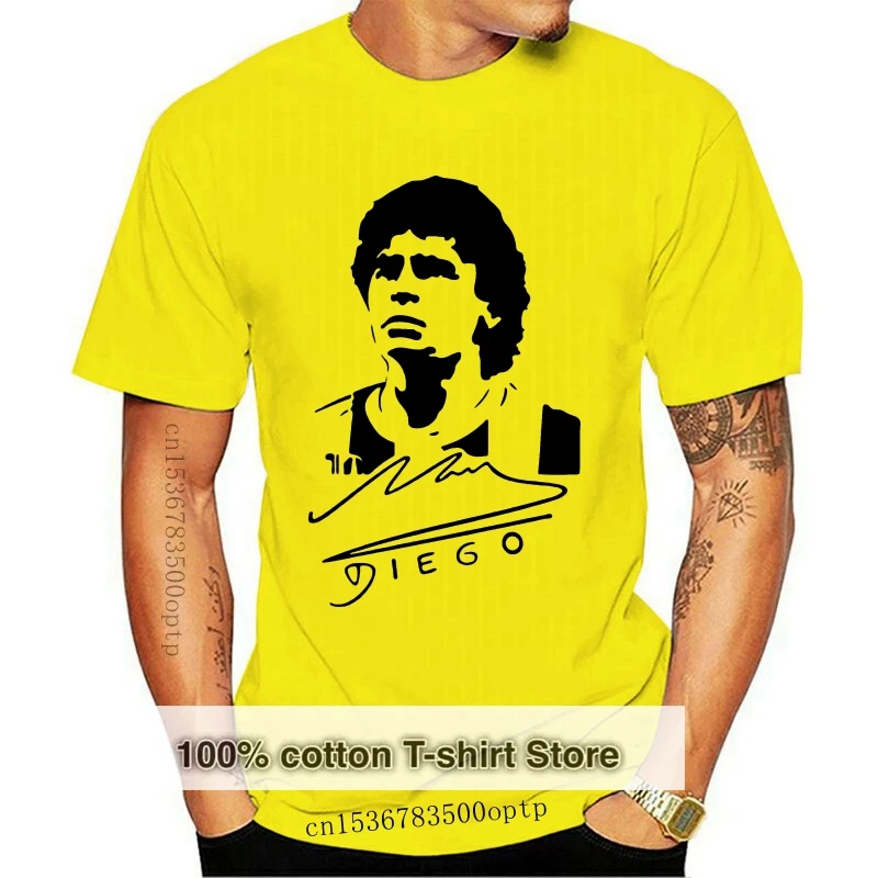 

T-SHIRT MAGLIA DIEGO ARMANDO MARADONA NAPOLI CALCIO VINTAGE ANNI Football Cool Casual t shirt men Unisex Fashion tshirt
