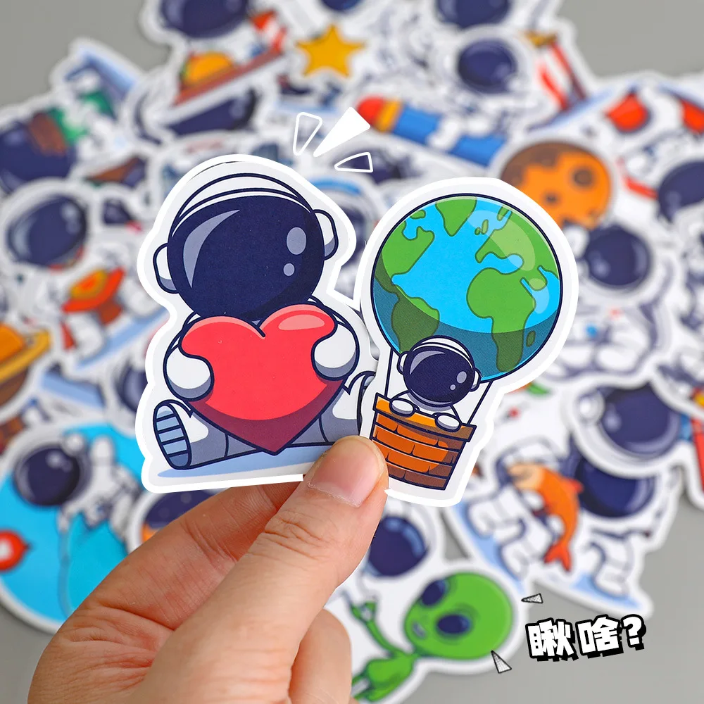 

Universe Interstellar Astronauts Bullet Decorative Stationery Stickers Scrapbooking DIY Stickers Diary Album Stick Lable