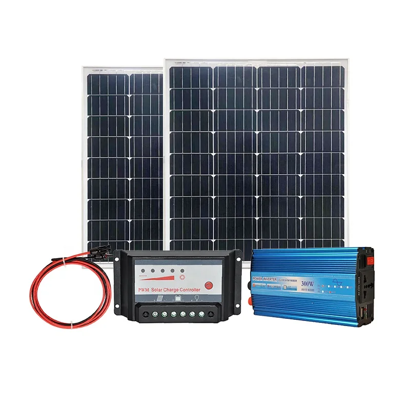 

Kit Solar Panels 300w 500W 1000w Solar Charge Controller 12v/24v 30A PWM Rv Boat Caravan Car Camping