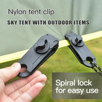 tarpaulin clip tent canopy clip buckle outdoor wind rope clamps reusable awning mountaineering camping accessories
