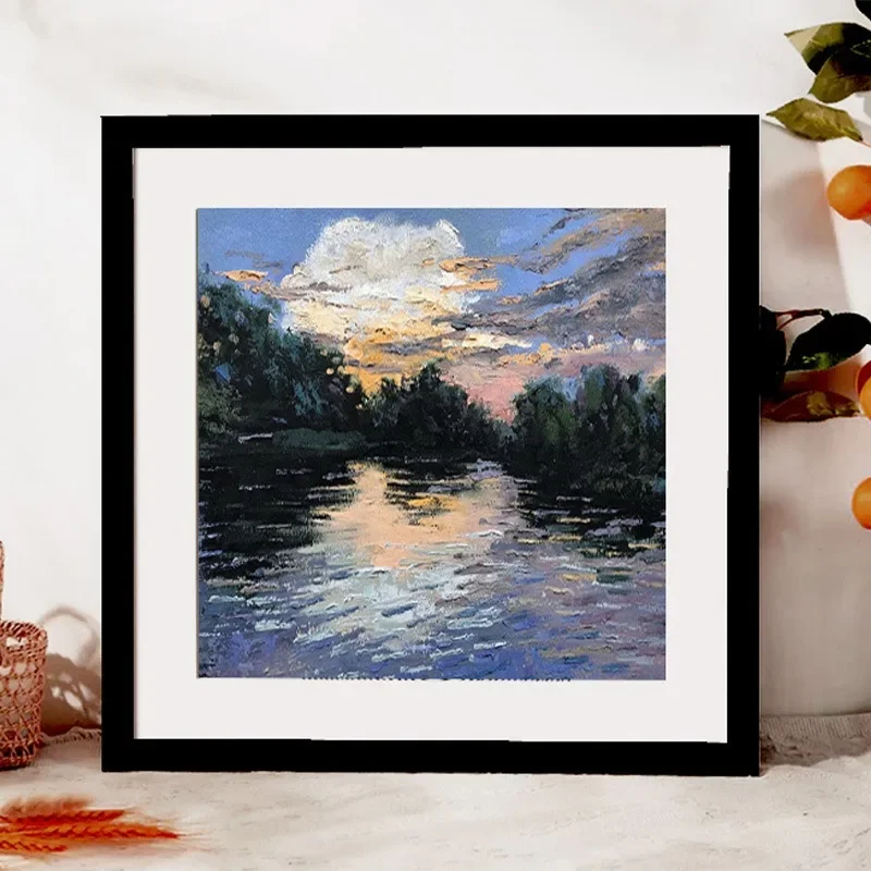 1 шт. квадратная деревянная фоторамка для настенного подвешивания 20X20 25X25 см