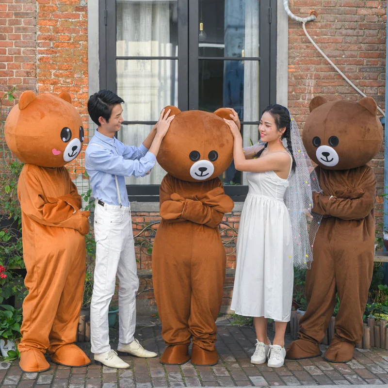

Cute Mascot Costume with Bear Design for Animal Carnival Activities