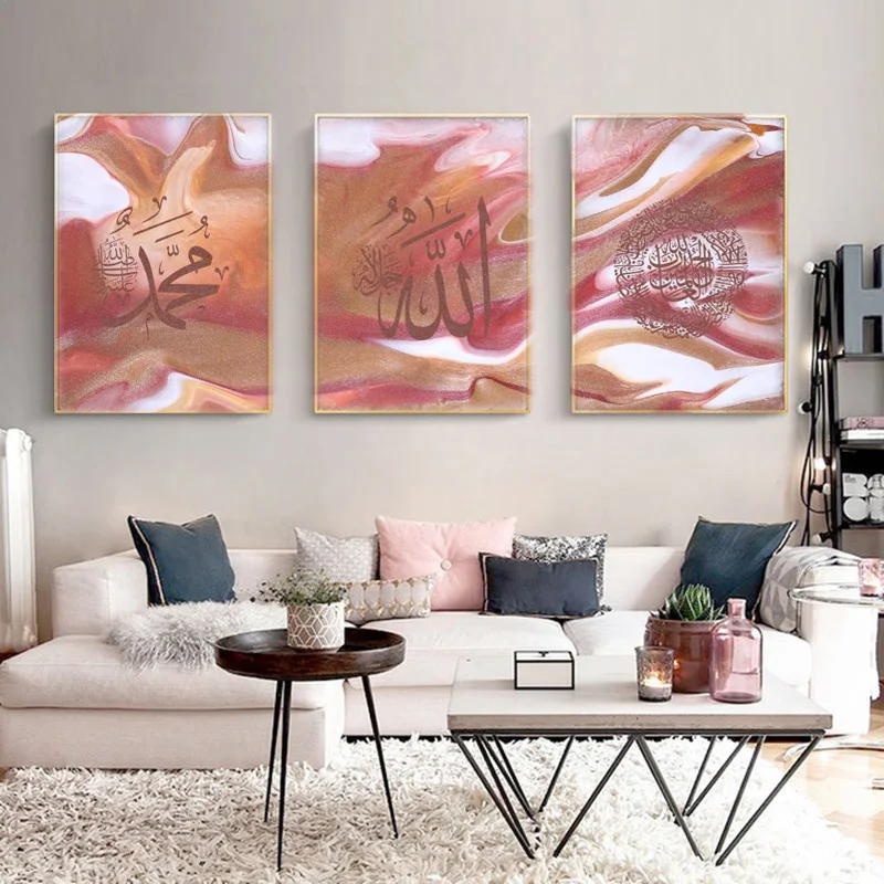 

Абстрактное искусство, каллиграфия, модный плакат, настенное искусство, холст, картина, современное оформление помещения ROS, декоративные комнаты