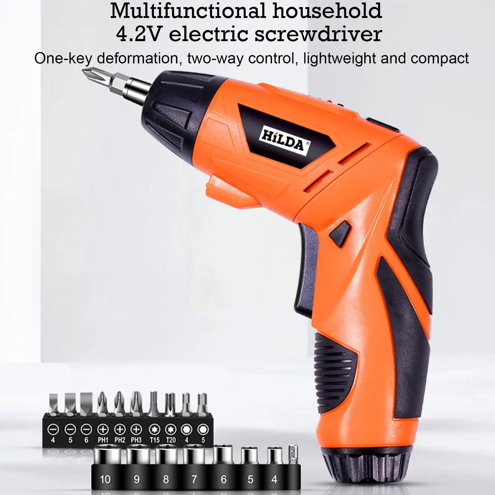 

Electric Screwdriver Lithium Battery Cordless Electric Power Electric Drill DIY Hardware Tool Tool Screwdriver Box Recharge H4I0