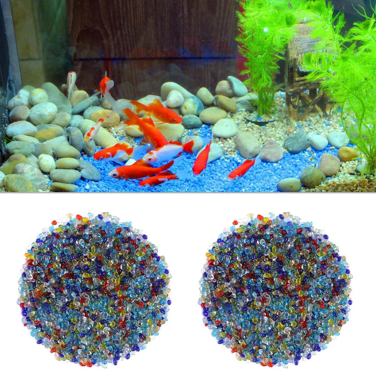 

1 Bag Sand Glass Bead Pearl Beads Glass Cabochons Tank Stones Glass Stones Glass Pebbles