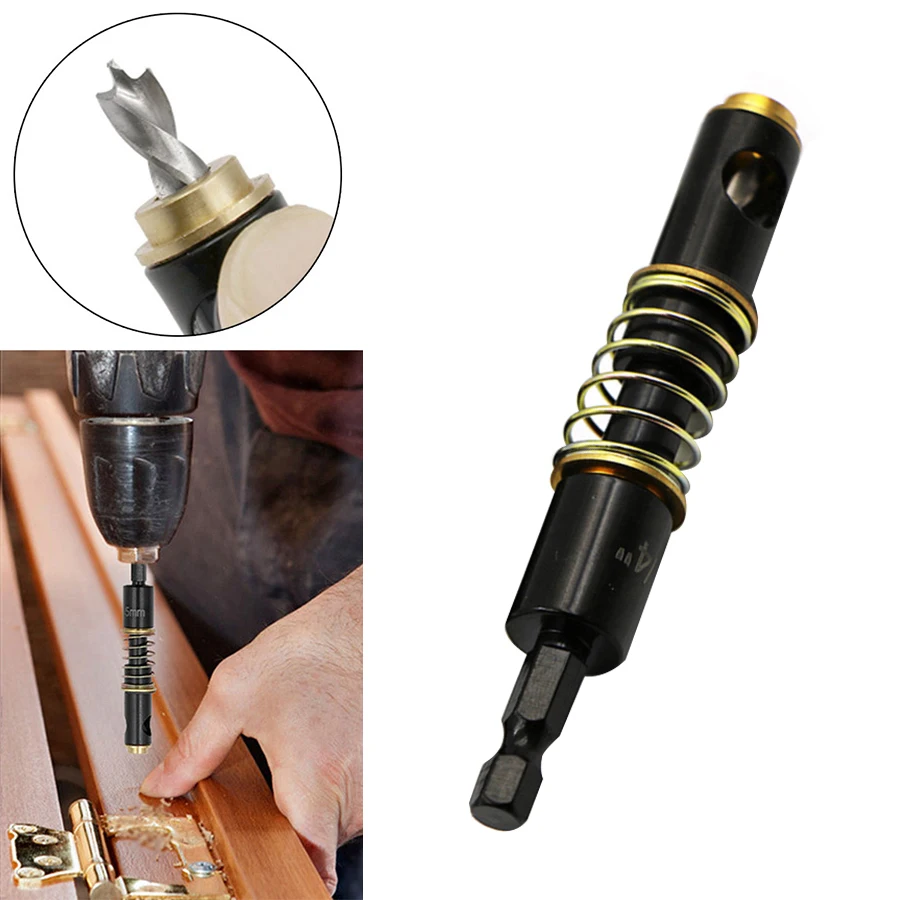 

Core Drill Bit HSS Steel Woodworking Drill Bit 6.35mm Hole Puncher Wood Hinge Tapper for Doors Self Centering Power Tools