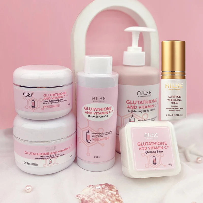 AILKE Skin Glowing, Moisturizing, Soften and Smooth, With Glutathion, Vitamin C, Bright Boost Brightening, for all skin types