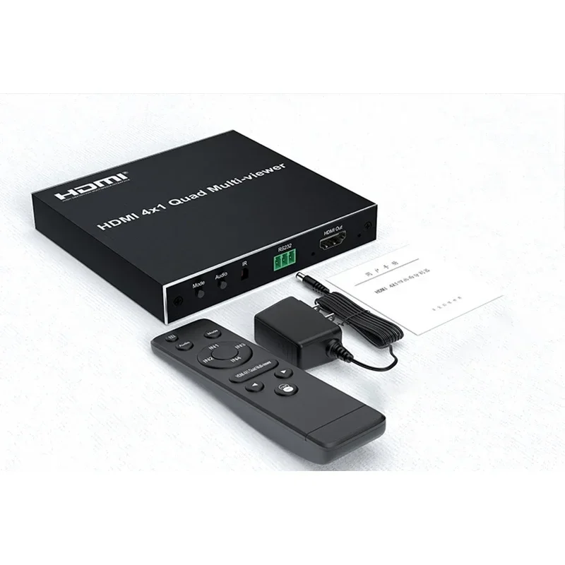 4x1 HDMI четырехъядерный многофункциональный экран 1080P 4 в 1 выход HDMI Многофункциональный бесшовный переключатель 6 режимов отображения для камеры ноутбука ПК к телевизору (art.: 3920c97e6aba4) - 3920c97e6aba4