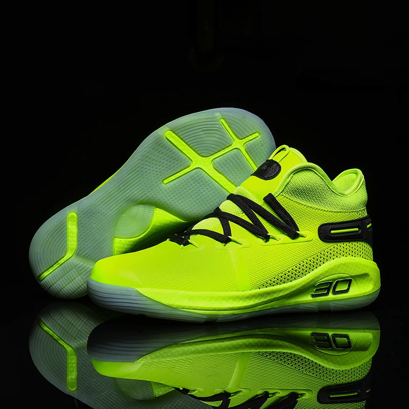 

Men's Basketball Shoe High Quality Leather Outdoor Waterproof Running Shoe Professional Competition Basketball Shoe